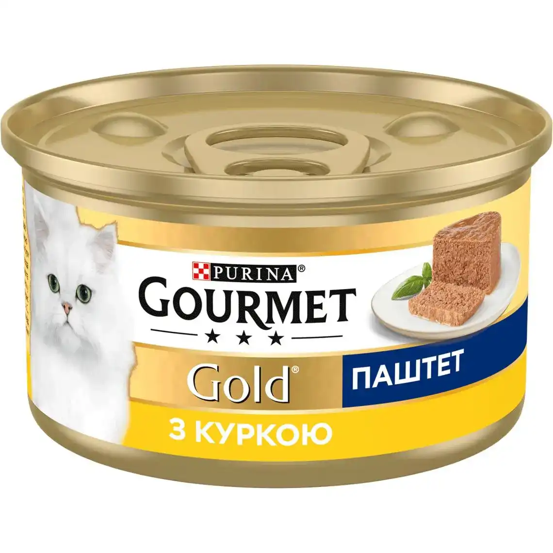 Паштет для котів Gourmet Gold з куркою 85 г