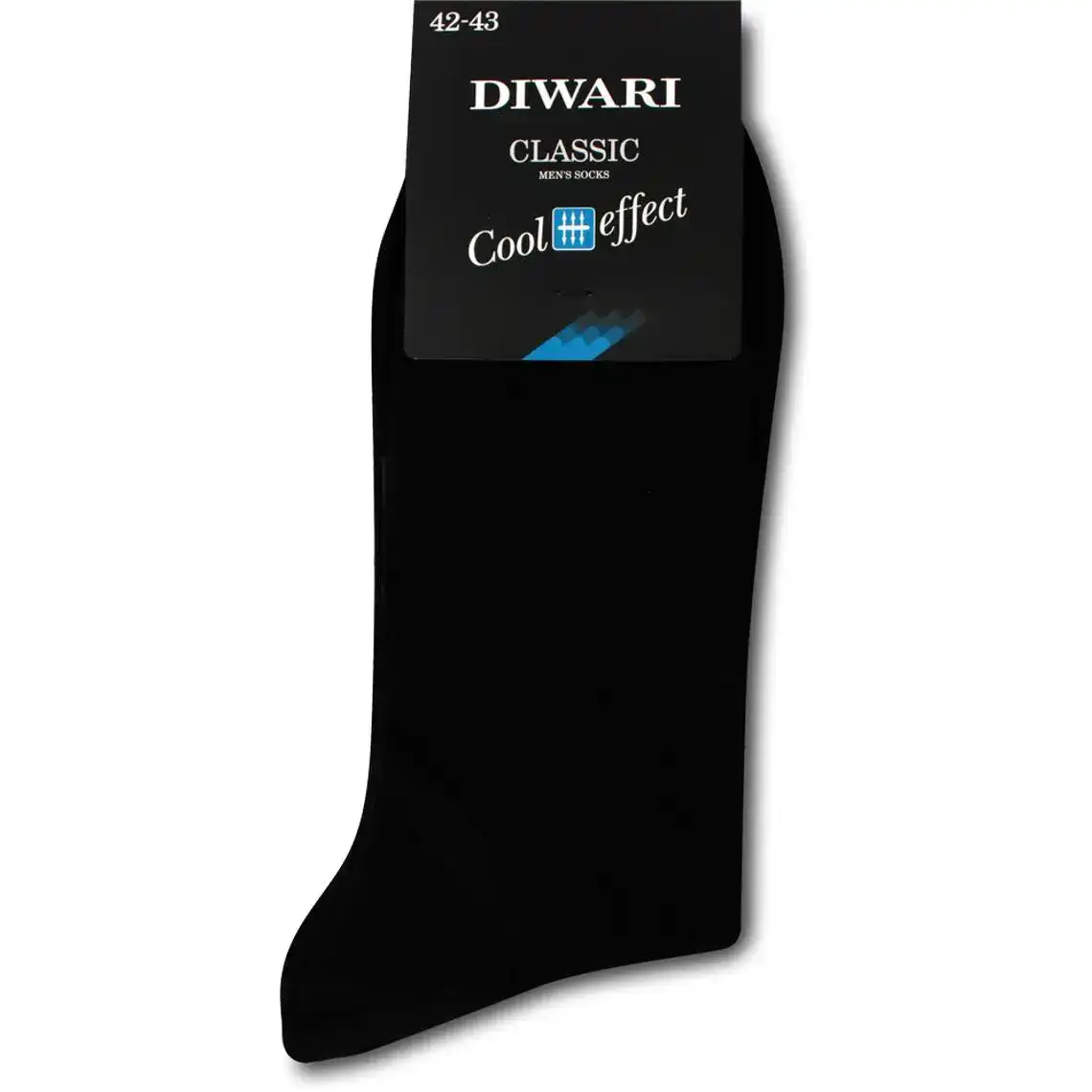 Шкарпетки чоловічі Diwari Кул Ефект чорний р.27 7C-23СП
