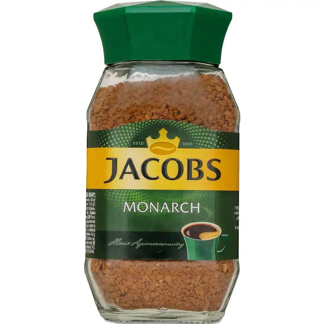 Кава натуральна розчинна сублімована Jacobs Monarch 95 г