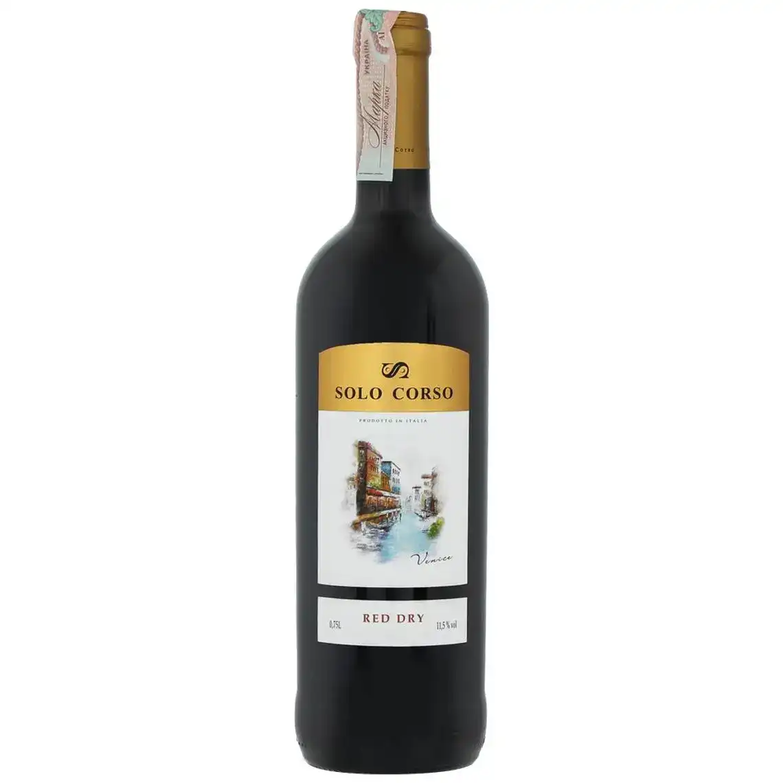 Вино Solo Corso червоне сухе 0.75 л