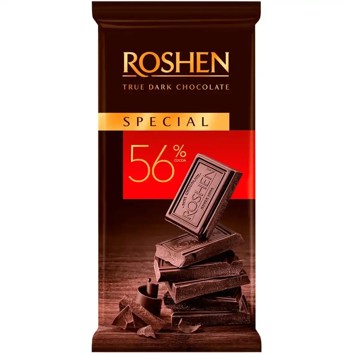 Шоколад Roshen Special 56% чорний 85 г