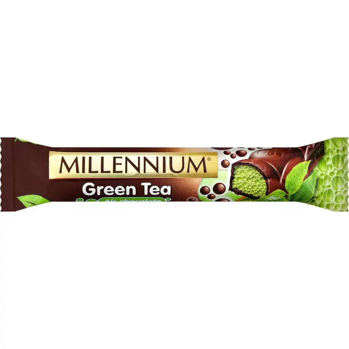 Батончик Millenium Green Tea шоколадний пористий 32 г