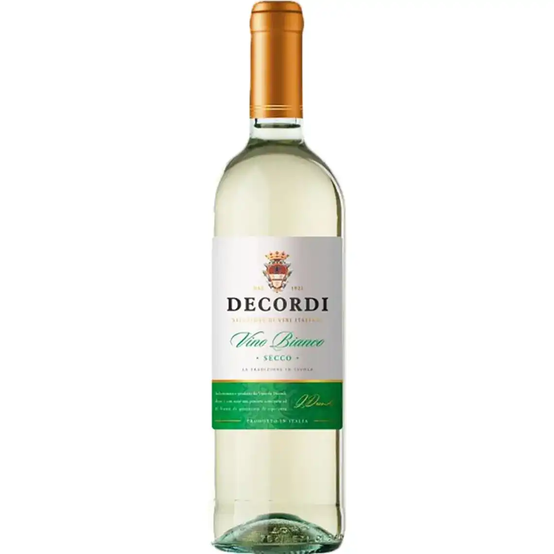 Вино Decordi Bianco Secco біле сухе 0.75 л