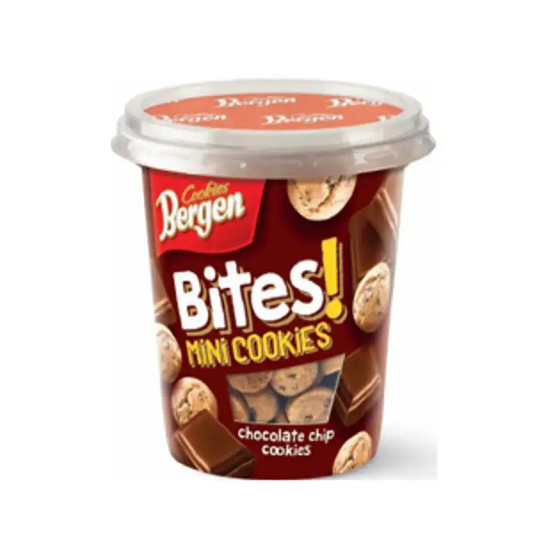 Печиво Bergen Cookies Bites зі шматочками шоколаду 118 г