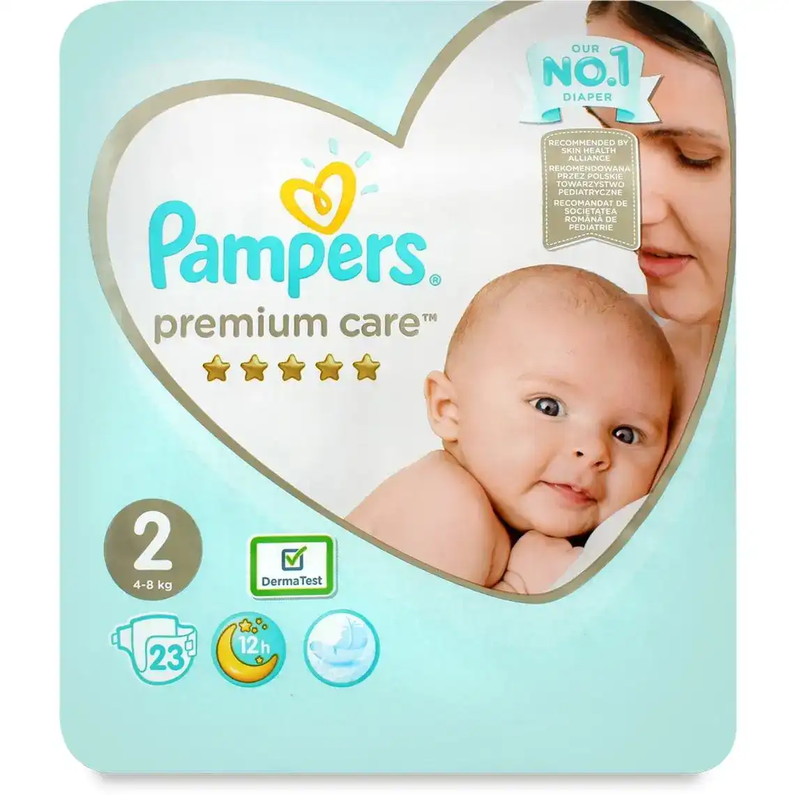 Підгузки дитячі Pampers 2 Premium Care 4-8 кг 23 шт