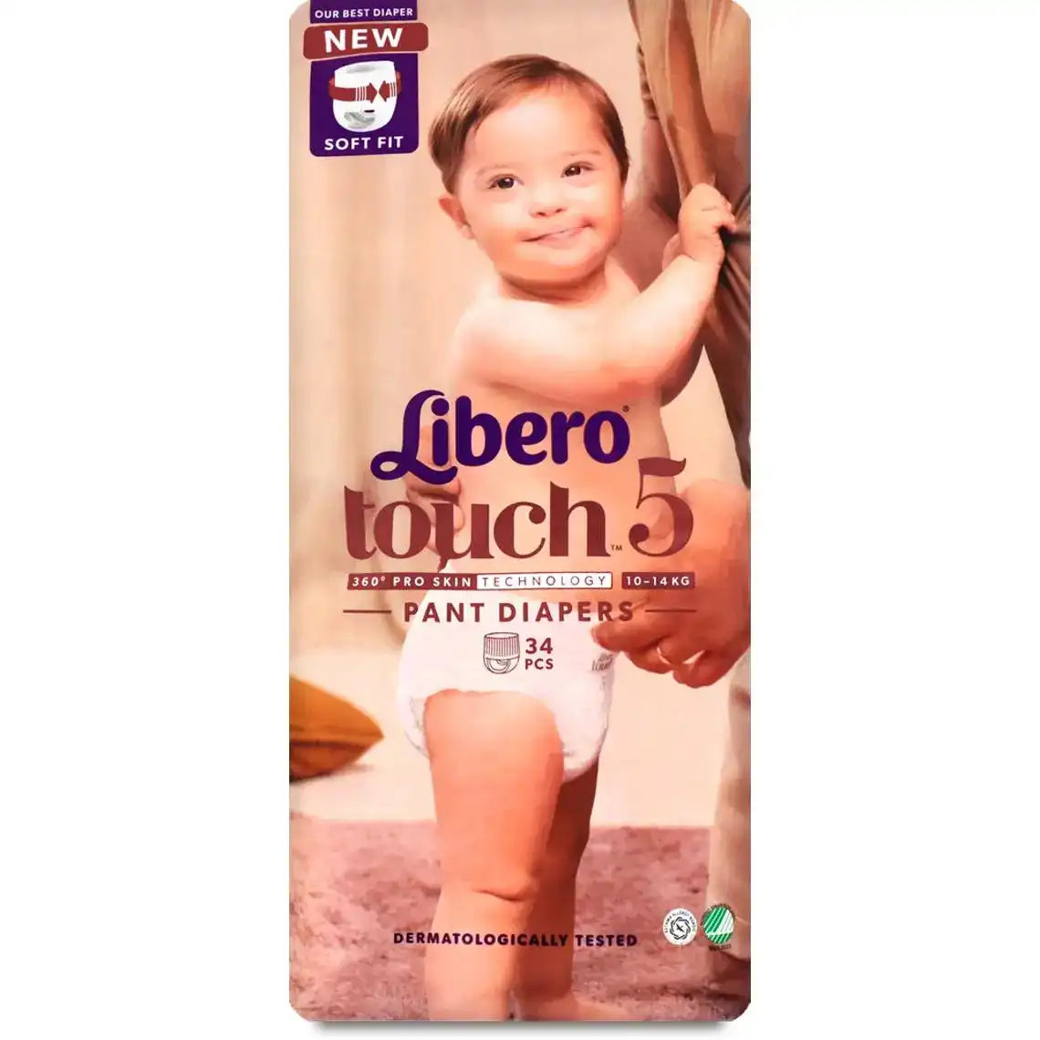 Трусики-підгузки дитячі Libero Touch 5 10-14 кг 34 шт