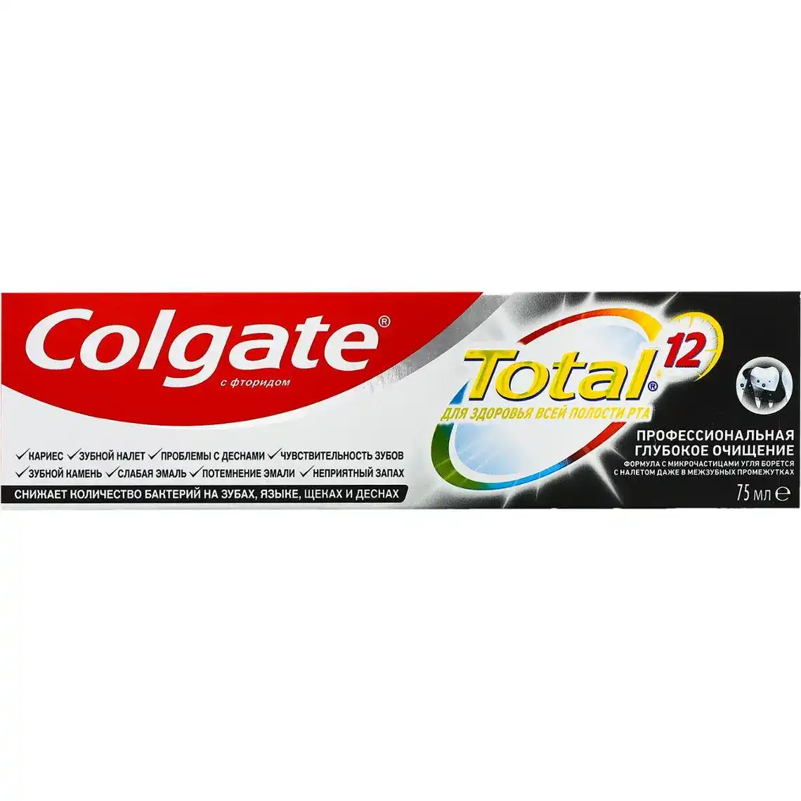 Зубна паста Colgate Total 12 Глибоке очищення 75 мл