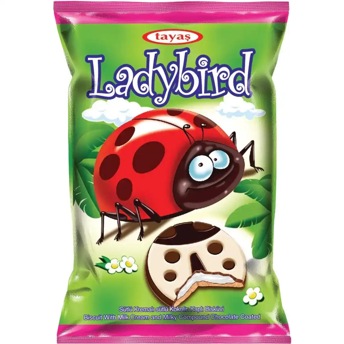 Бісквітне печиво Tayas Ladybird в шоколаді 22 г