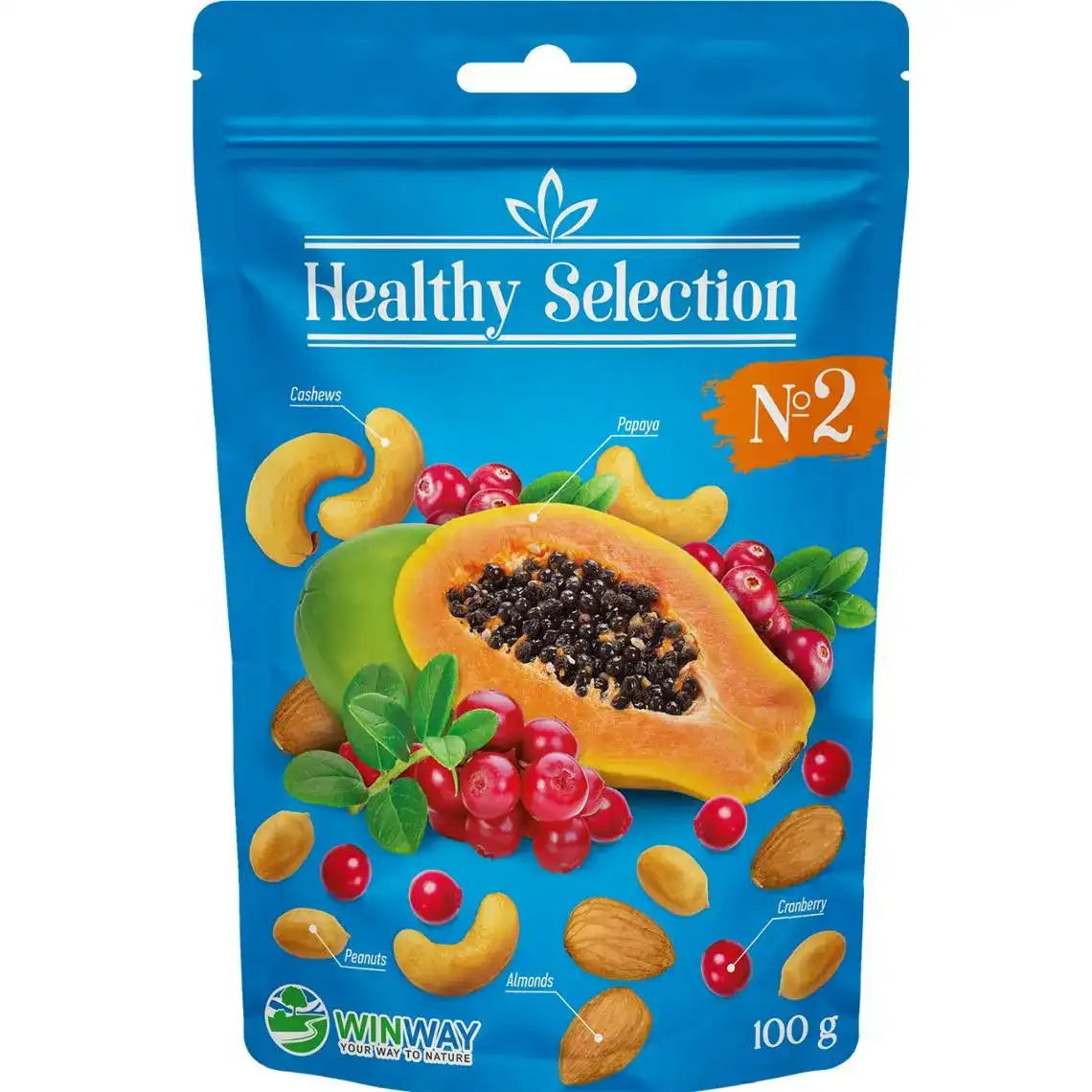 Суміш горіхів і фруктів №2 Winway Healthy Selection 100 г