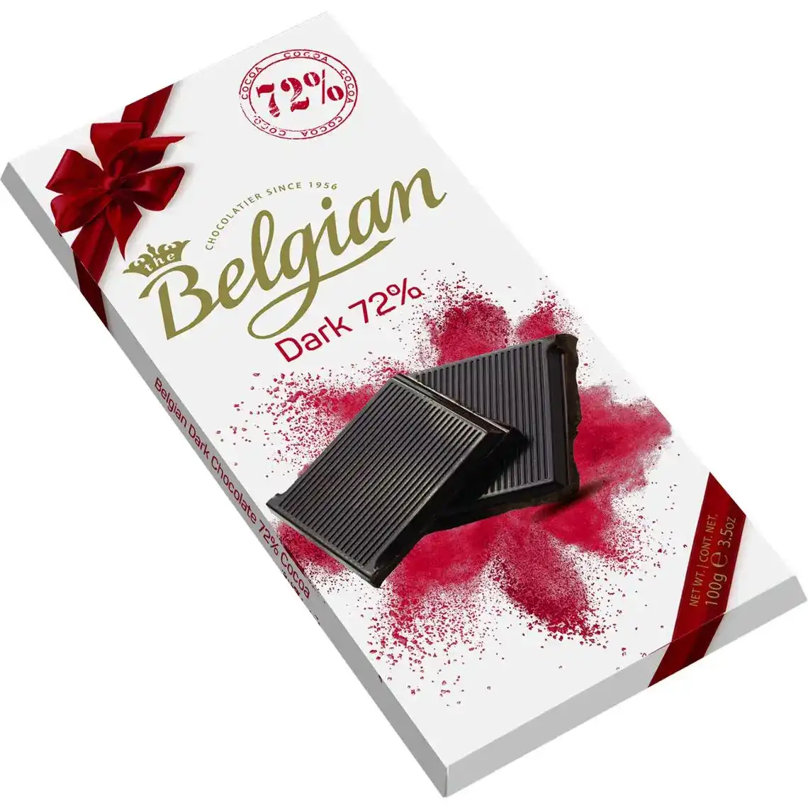 Шоколад Belgian чорний 72% 100 г