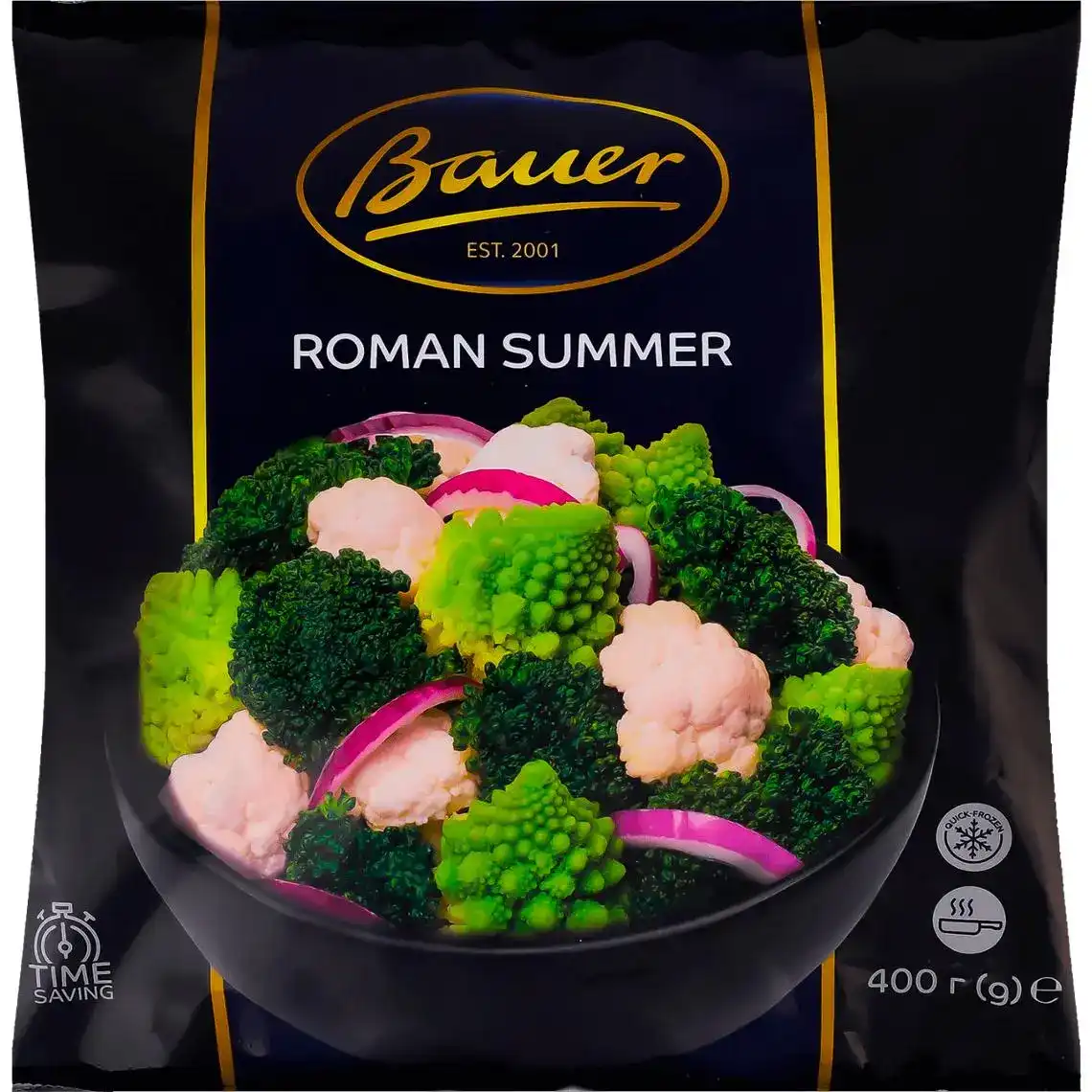 Суміш овочева Bauer Римські канікули заморожена 400 г