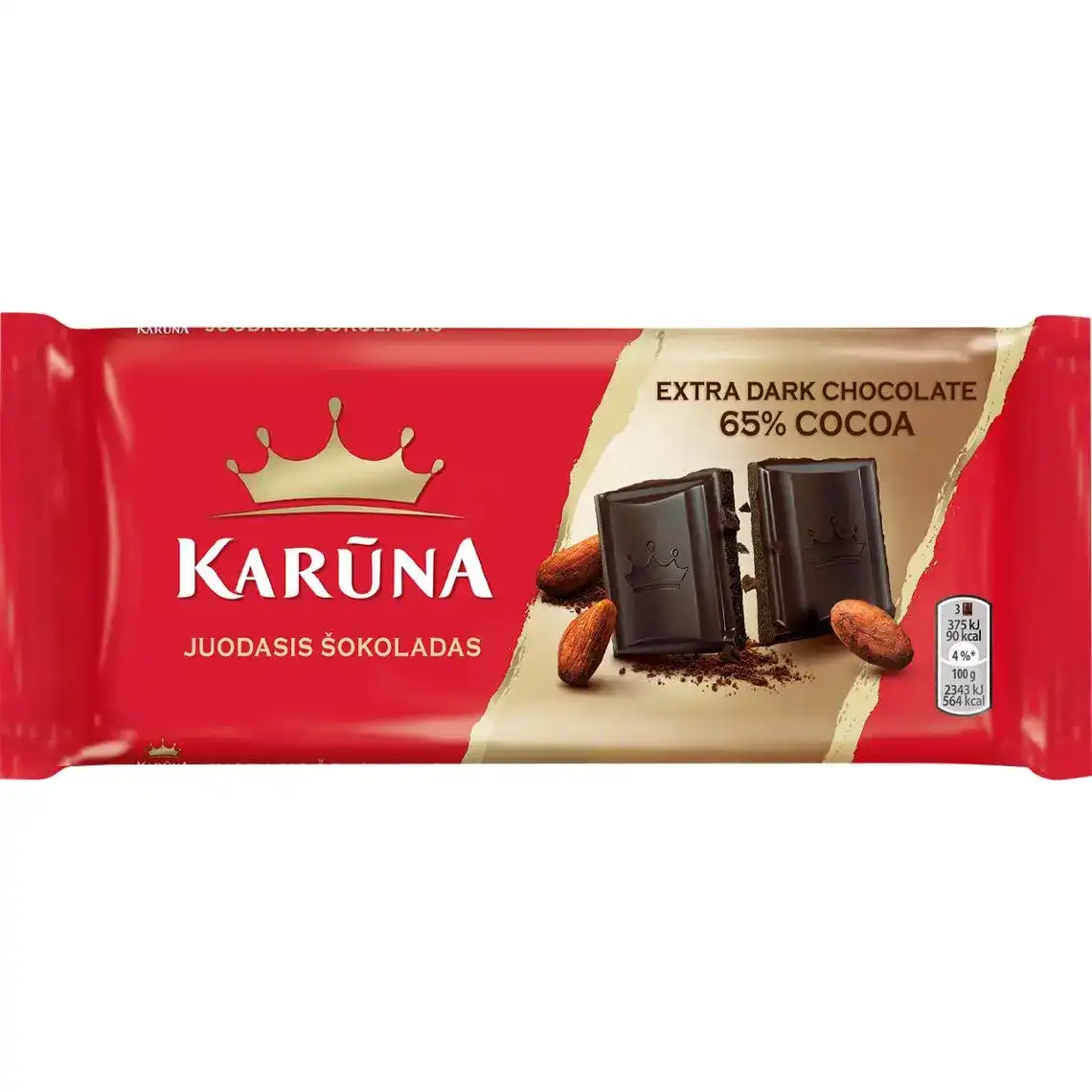 Шоколад Karuna темний 65% какао 80 г