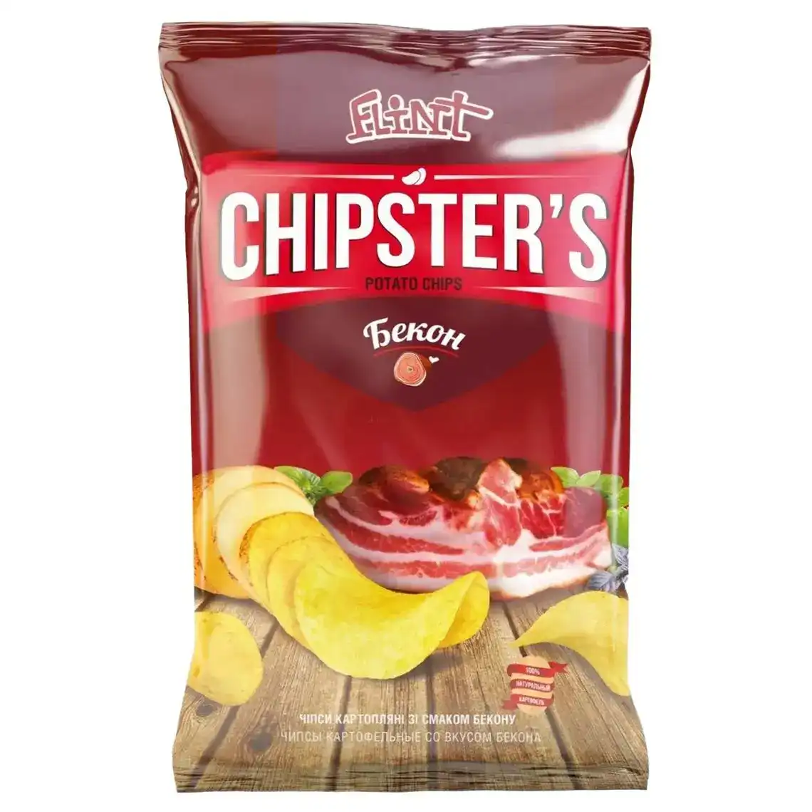 Чіпси Chipster's Бекон 70 г