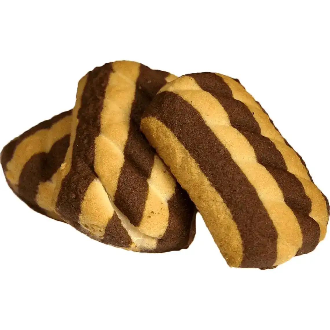 Печиво Батоша Два кольори з шоколадною начинкою вагове