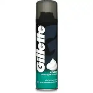 Піна для гоління Gillette Foam Sensitive Skin Для чутливої ​​шкіри 200 мл