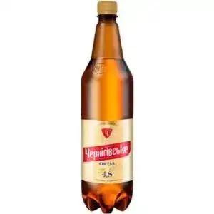 Пиво Чернігівське світле фільтроване 4.8% 1.15 л