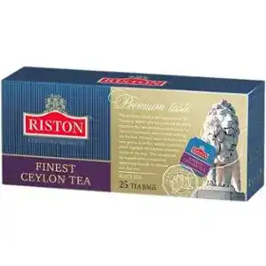 Чай Riston Finest Ceylon чорний 25 пакетів по 1,5 г