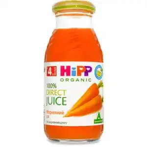 Сік для дітей від 4міс морквяний Hipp с/пл 0.2л