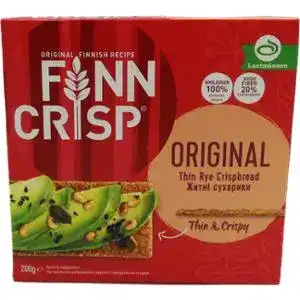 Сухарики Finn Crisp Original Taste житні цільнозернові 200 г