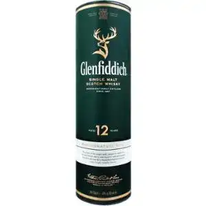 Віскі Glenfiddich односолодовий 12 років витримки 40% 0.7 л