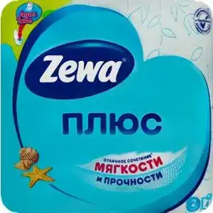 Папір туалетний Zewa Плюс Свіжість океану 2-x шаровий, 4 шт