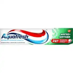 Зубна паста Aquafresh Потрійний Захист М'яко-м'ятна 50 мл