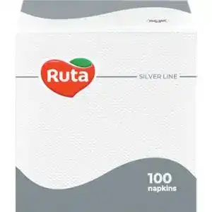 Серветки Ruta паперові 24 х 24 см 100 шт