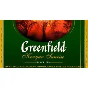 Чай Greenfield Kenyan Sunrise чорний 25 пакетів по 2 г