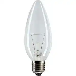 Лампа розжарювання Philips E27 40W 230V B35 CL