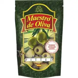 Оливки Maestro de Oliva без кісточки 175 г