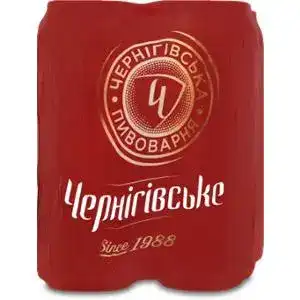 Пиво Чернігівське світле фільтроване 4.8% 4 x 0.5 л