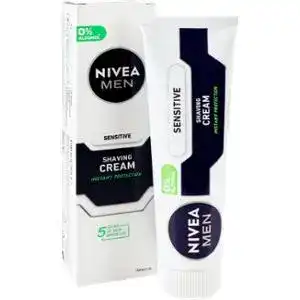 Крем для гоління Nivea Men для чутливої ​​шкіри з екстрактом ромашки і вітаміном Е 100 мл