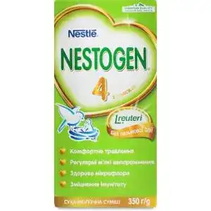 Суміш молочна суха для дітей від 18міс з лактобактеріями №4 Nestogen к/у 350г