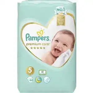 Підгузки Pampers Premium Care розмір 5 Junior (11-16 кг) 44 шт.