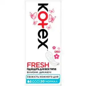 Прокладки щоденні Kotex Deo Нормал ароматизовані 20 шт.