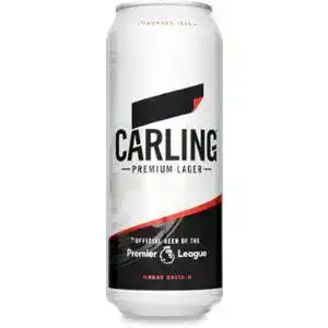 Пиво Carling світле фільроване з/б 4% 0.5 л