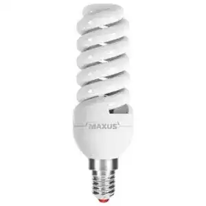 Люмінесцентна лампа Maxus T2 Slim Full Spiral E14 13W 4100K 220V