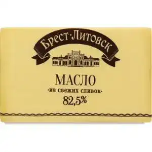 Масло Брест-Литовск солодковершкове несолоне 82,5% 180г