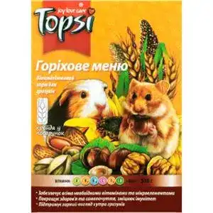 Корм Topsi Горіхове меню для гризунів 510 г