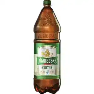 Пиво Львовское светлое фильтрованное 4.5% 2.4 л