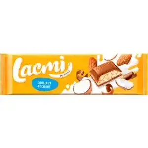 Шоколад Roshen Lacmi молочный с миндалем и кокосом 280г 