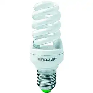 Люмінесцентна лампа Eurolamp T2 Spiral 15W 2700K E14