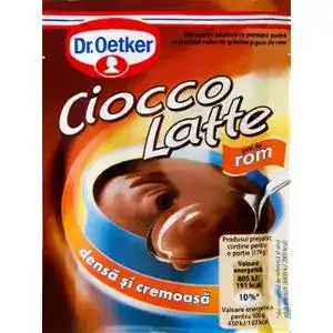Напиток Dr. Oetker горячий шоколад со вкусом рома 25 г