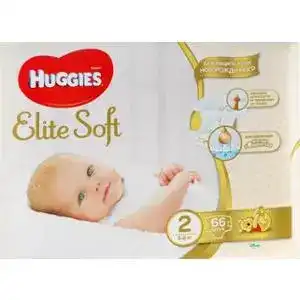 Підгузки Huggies Elite Soft розмір 2 (3-6 кг) 66 шт.
