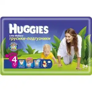 Підгузки-трусики Huggies Little Walkers розмір 4 (9-14 кг) 52 шт.