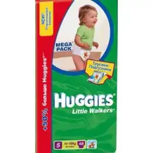 Підгузки-трусики Huggies Little Walkers розмір 5 (14-18 кг) 48 шт.