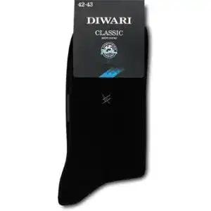Шкарпетки чоловічі Diwari Класік чорний р.27 5С-08СП