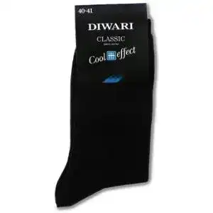 Шкарпетки чоловічі Diwari Кул Ефект чорний р.25 7C-23СП