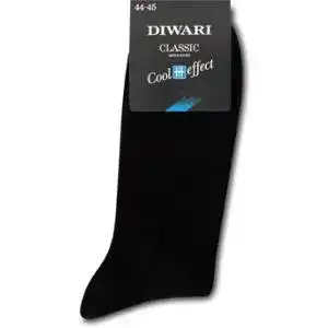 Шкарпетки чоловічі Diwari Кул Ефект чорний р.29 7C-23СП