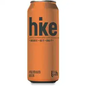 Пиво Hike Premium світле фільтроване з/б 4.8% 0.5 л